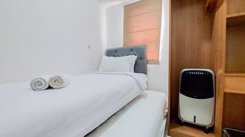 Apartemen | 2 kamar tidur dan Wi-Fi gratis