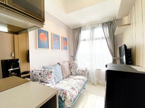 Apartment | Living area - Simply And Comfortable 2Br Pollux Chadstone Apartment (Cikarang)
