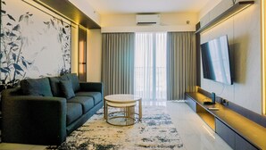 Apartment | Living area - Big Spacious And Comfy 3Br At Sky House Bsd Apartment (Pagedangan)