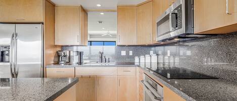 Condo, 2 Bedrooms | Private kitchen | Coffee/tea maker, fridge, oven, toaster