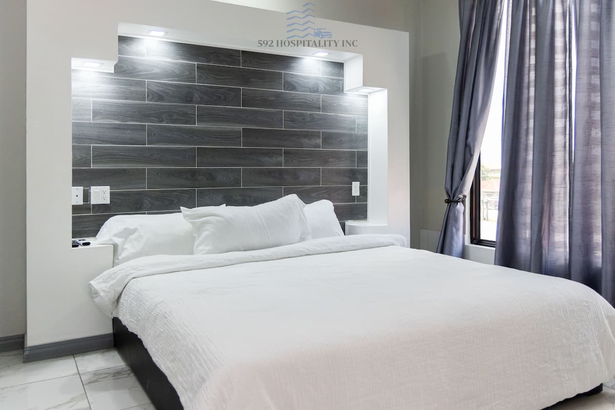 2 bedrooms, in-room safe, individually furnished, iron/ironing board