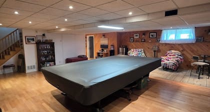 King size bed with continental breakfast.