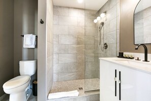 Hair dryer, towels