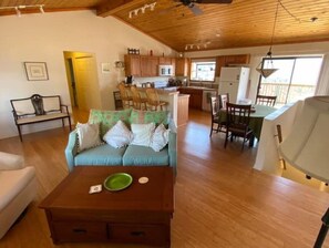 TV, DVD player, books