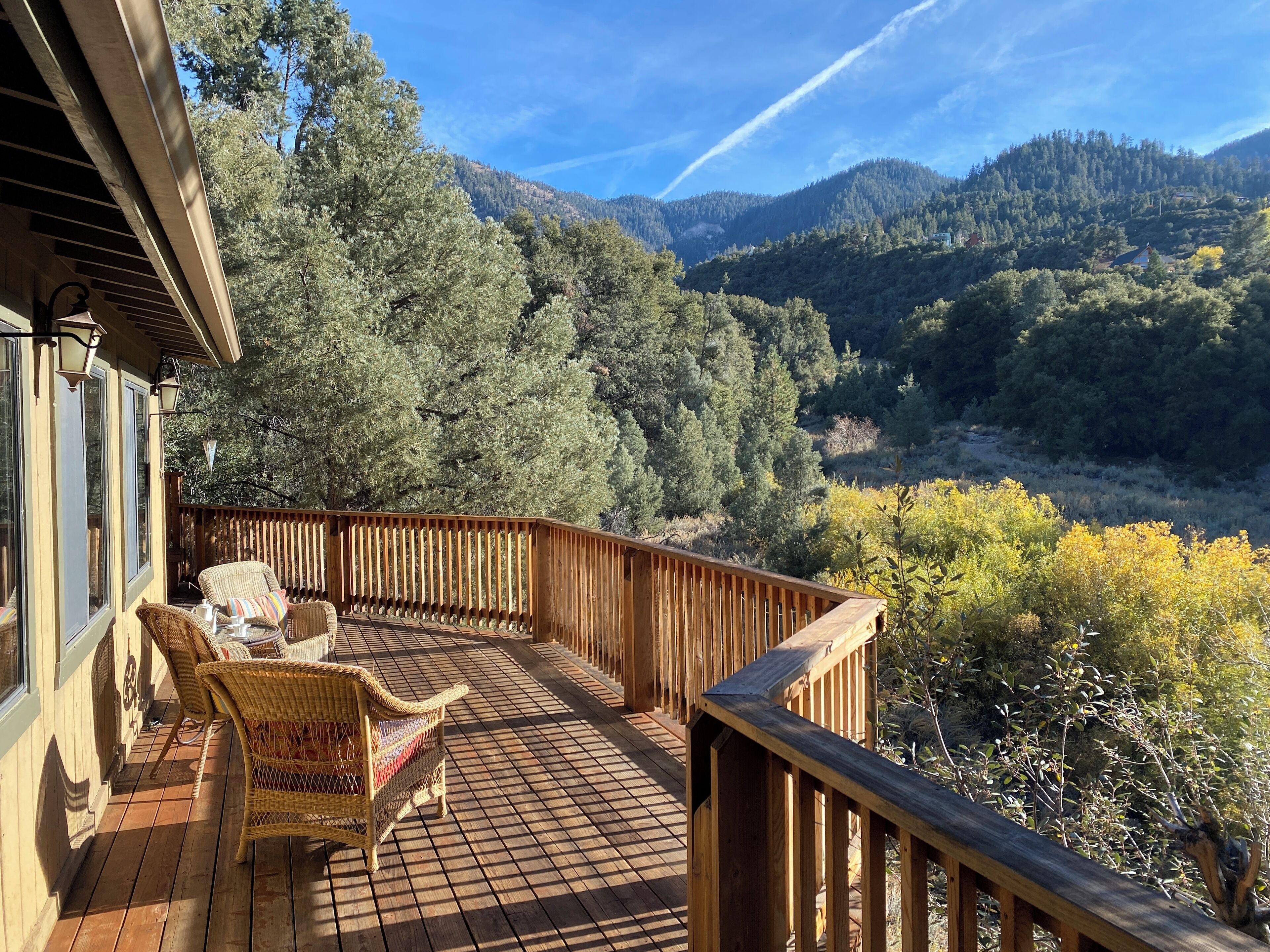 Wrap around deck