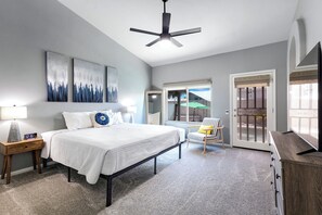 4 bedrooms, iron/ironing board, travel cot, free WiFi