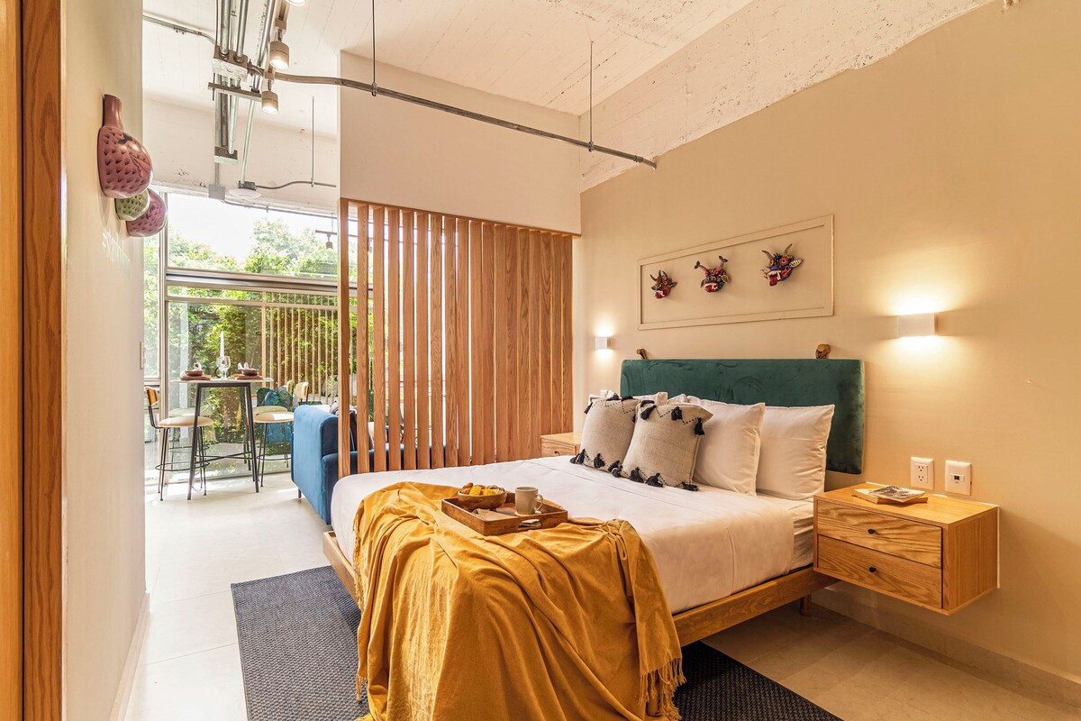 One bedroom Premium Apartment | 1 dormitorio, caja fuerte, escritorio