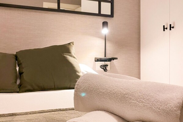 2 chambres, fer et planche Ă repasser, Wi-Fi, literie fournie