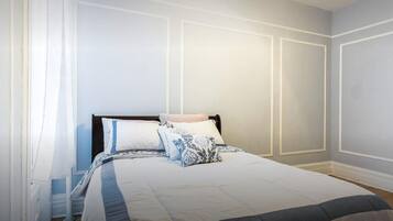 3 chambres, fer et planche Ă repasser, Wi-Fi, draps fournis