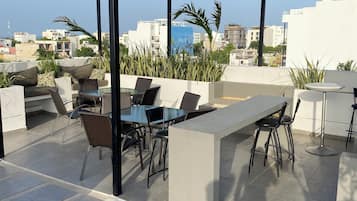 Terrasse sur le toit