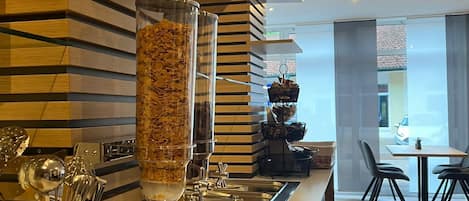 Daily buffet breakfast (EUR 12.90 per person)