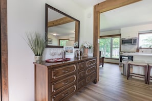Fridge, microwave, oven, stovetop - Sunset Views, 330 ft of Sand Bottom Beach & Huge Lawn on Hidden Gem Walker Lake (Richville)