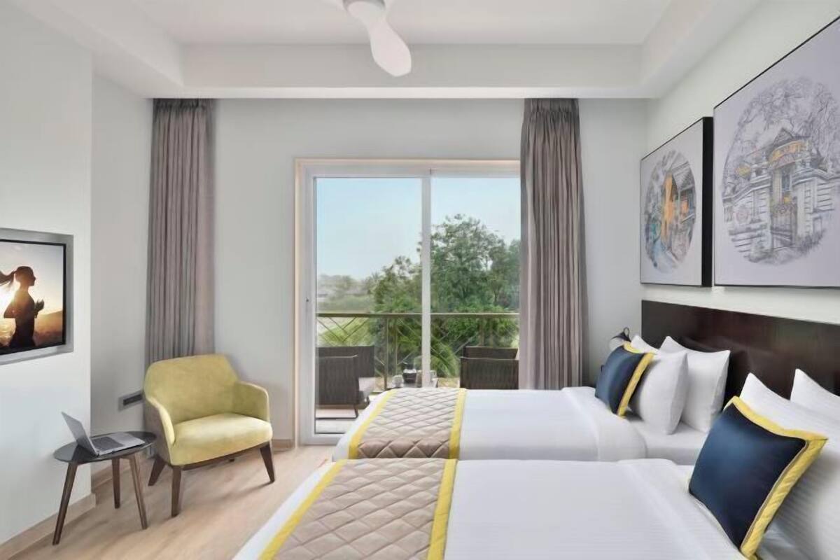 1 chambre, couette en duvet, minibar, coffre-fort