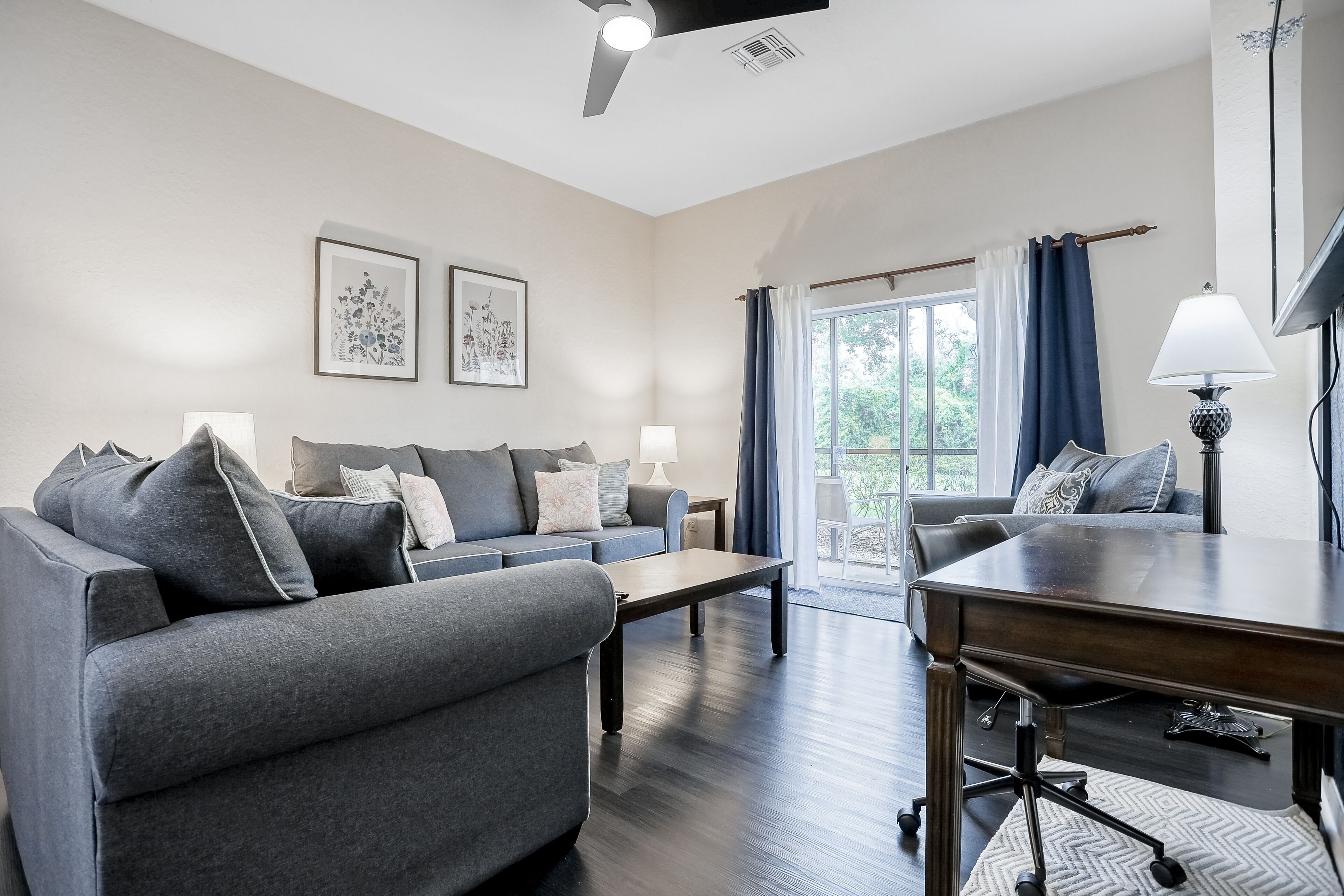 Télévision, lecteur de DVD, baby-foot, table de tennis de table