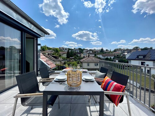Ferienwohnung 'Fernblick' mit Privatterrasse und WLAN