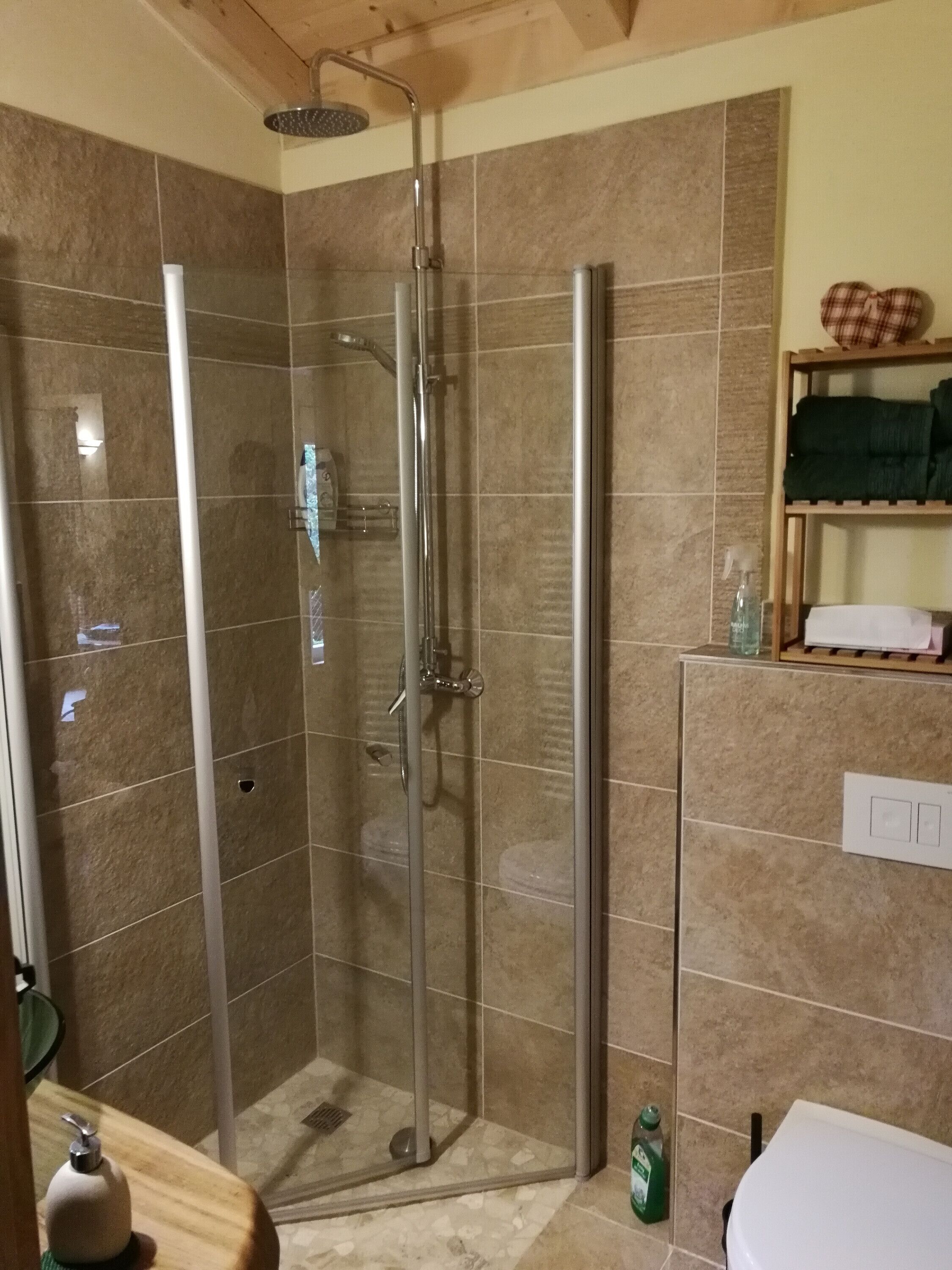 Dutxa, assecador de cabells i tovalloles 