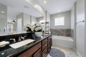 Dusche, Handtücher, Seife