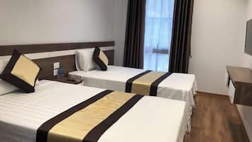 In-room safe, desk, blackout curtains, iron/ironing board