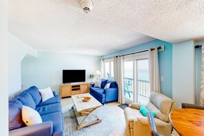 Fernseher, DVD-Player, Bücher, Videothek