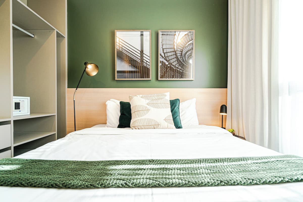 Junior-Studio | 1 Schlafzimmer, Bügeleisen/Bügelbrett, kostenloses WLAN, Bettwäsche