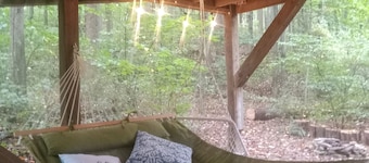 SIS's Treehouse Cozy & Charming located within forests on 26 acres Morgantown WV