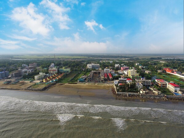 Majoituspaikan julkisivu