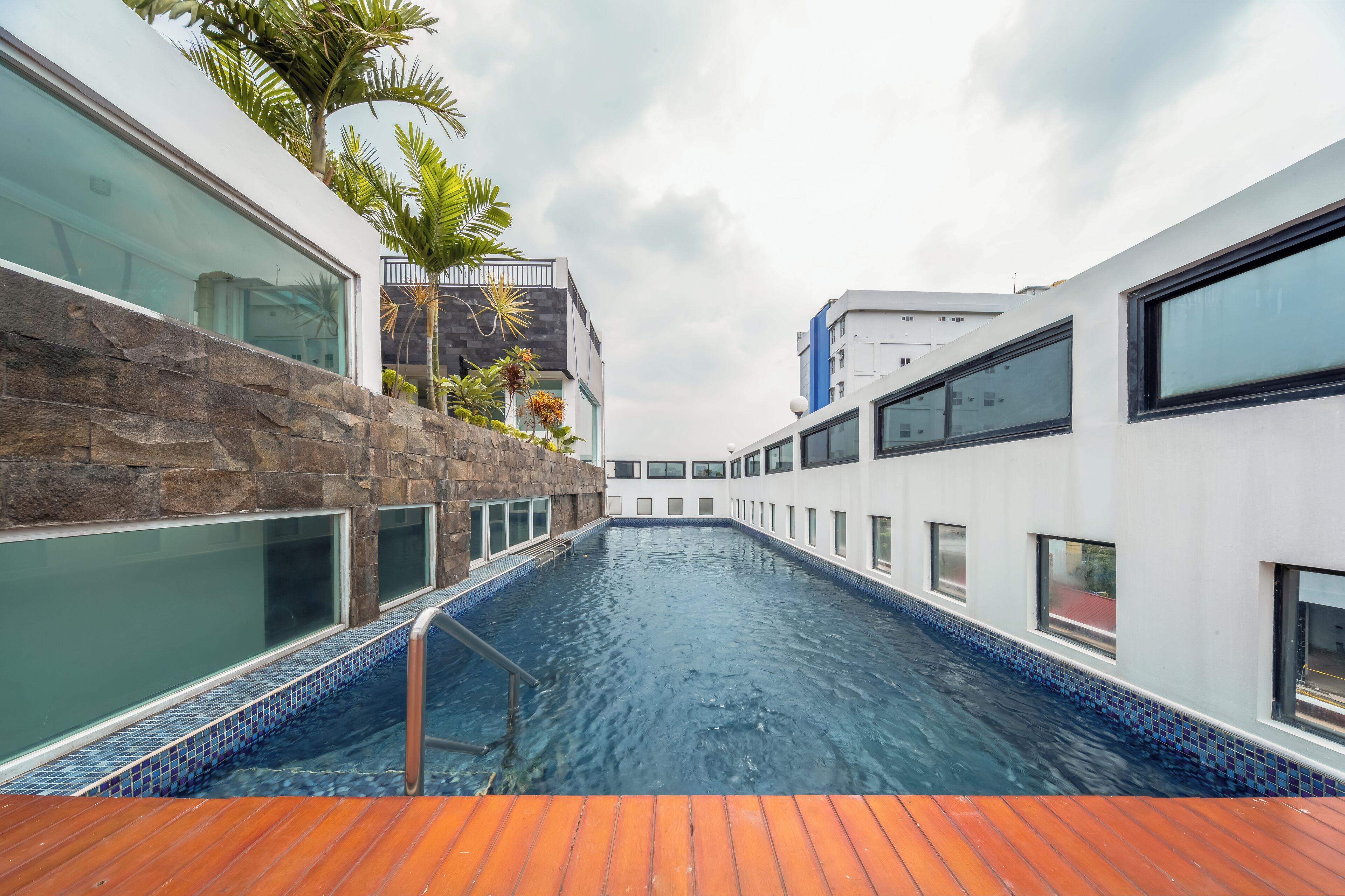 Alberca al aire libre 