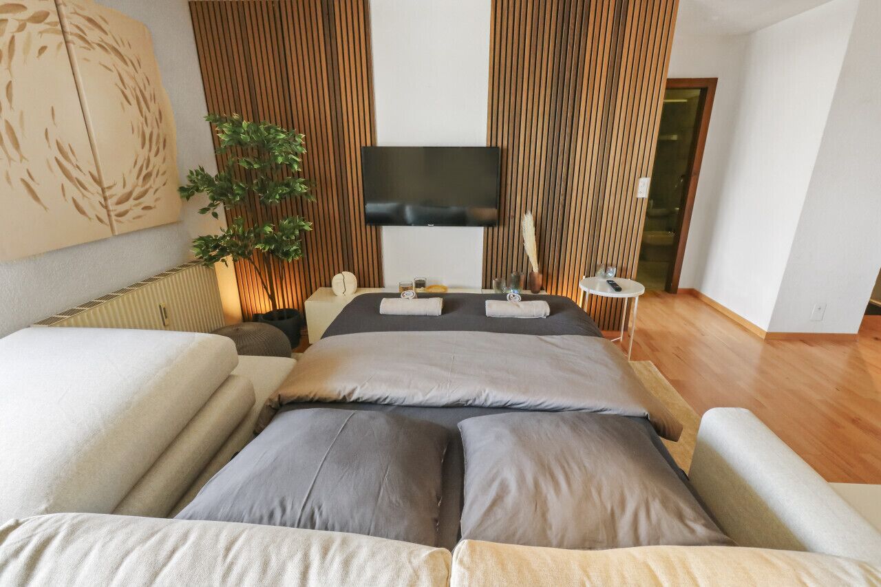 1 chambre, fer et planche à repasser, Wi-Fi gratuit, draps fournis