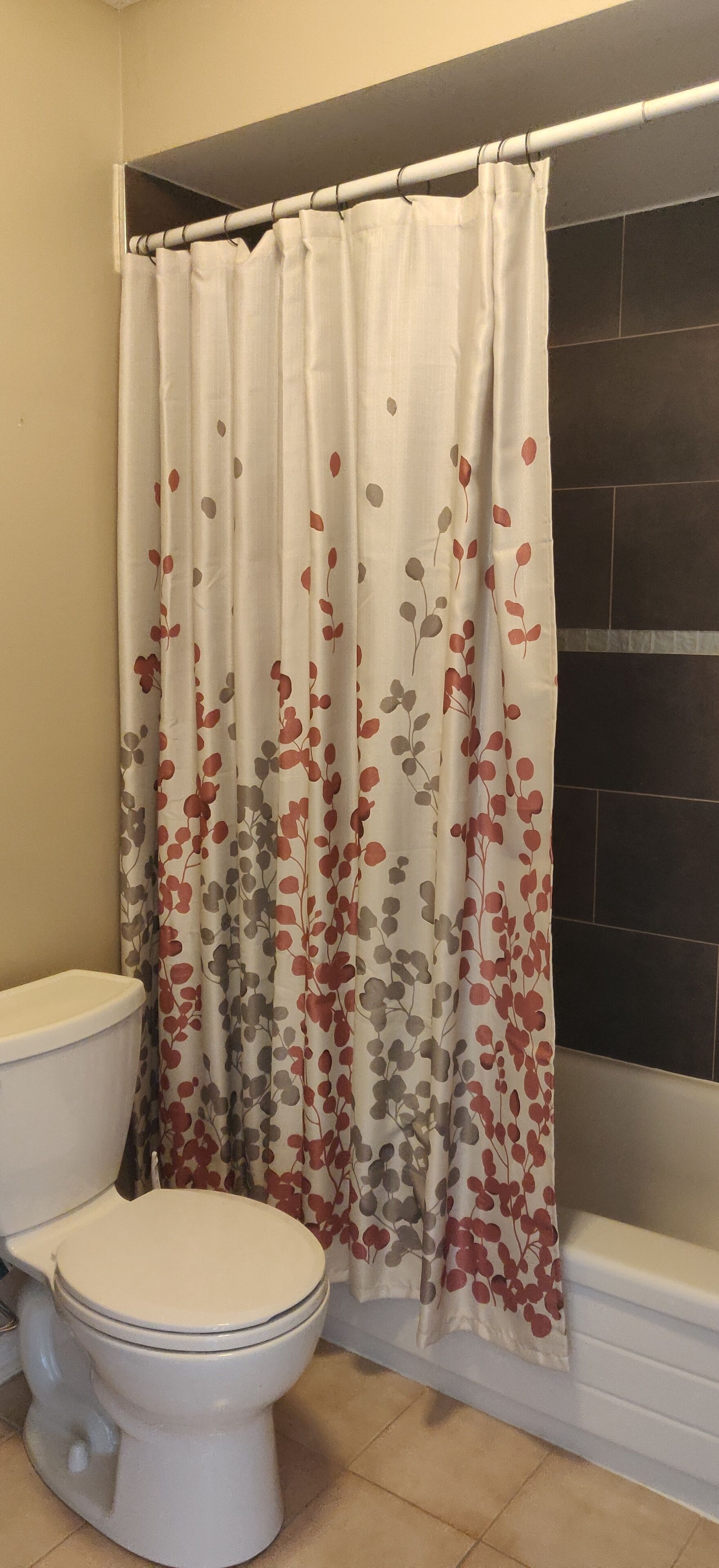 Towels, soap, shampoo, toilet paper