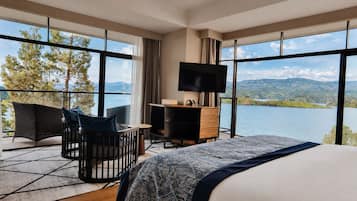 Premium bedding, memory-foam beds, in-room safe, desk