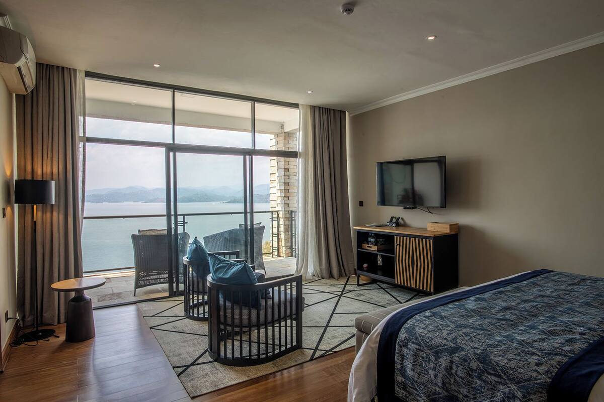 Premium bedding, memory-foam beds, in-room safe, desk