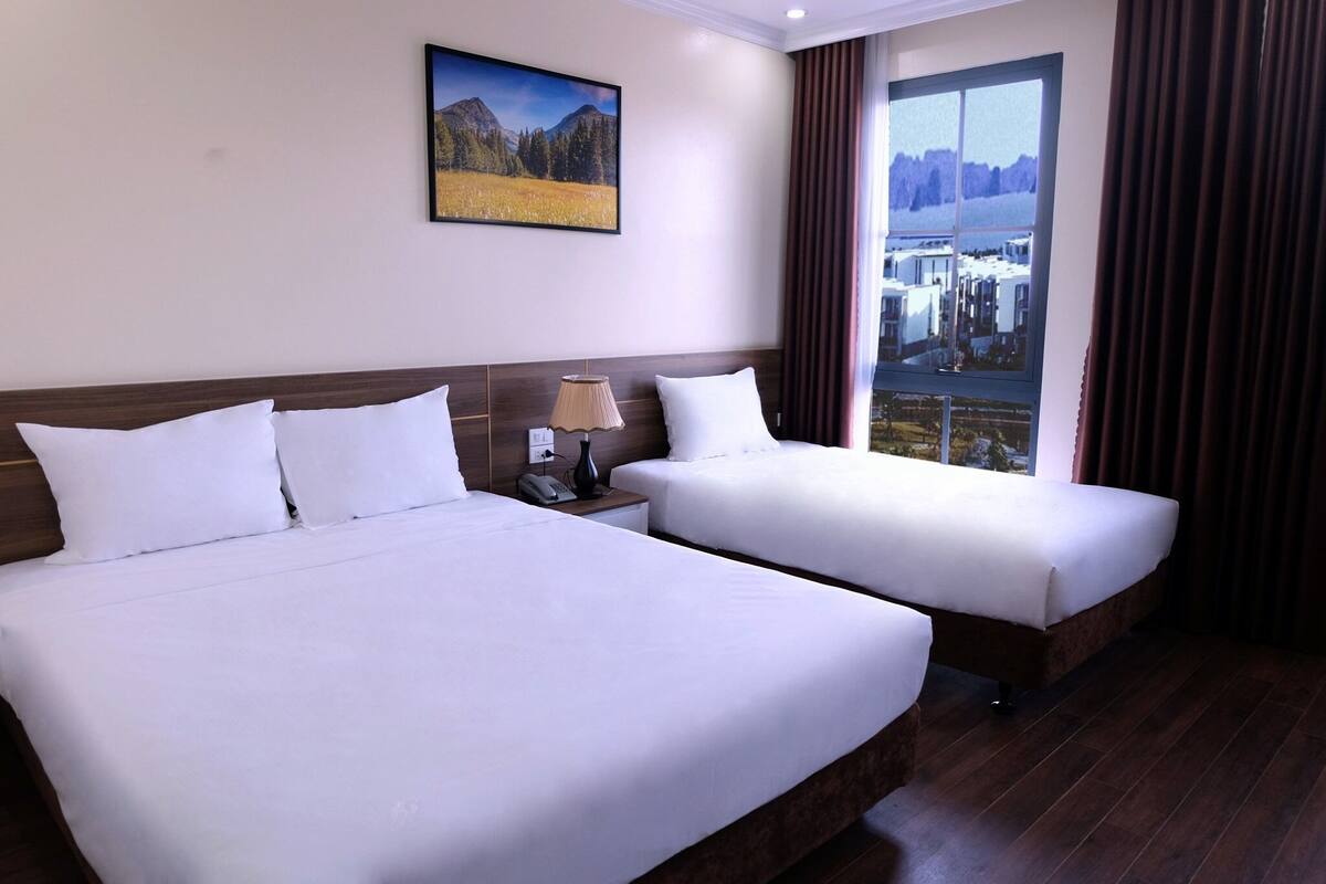 In-room safe, desk, blackout curtains, iron/ironing board