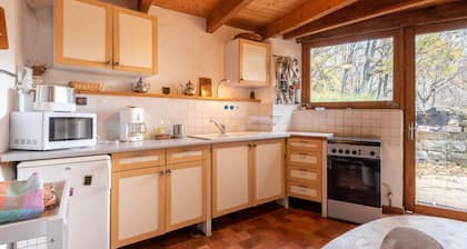 Cottage "Gîte De Chapelèche Les Genêts 7 Pl" with Mountain View, Private Terrace & Wi-Fi