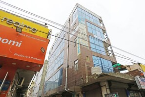 Voorkant van accommodatie