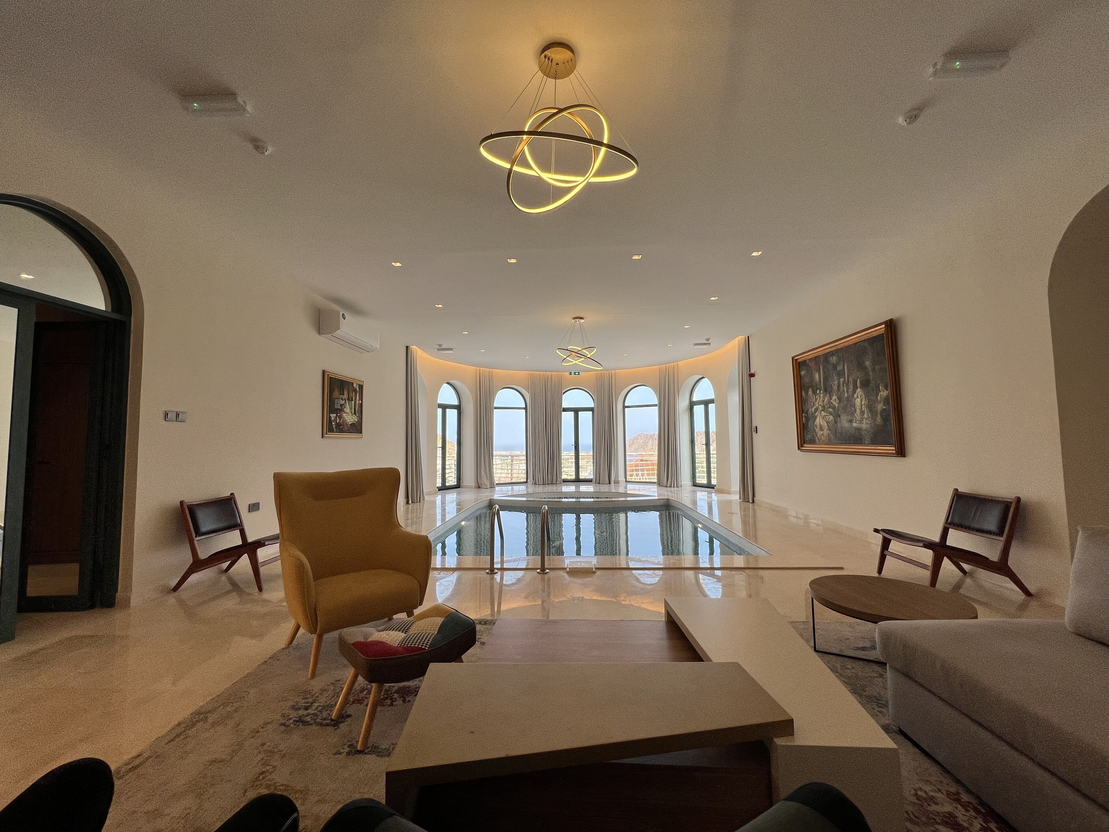 Three Bedroom Chalet | Living area | 43-inch Smart TV with satellite channels, table tennis