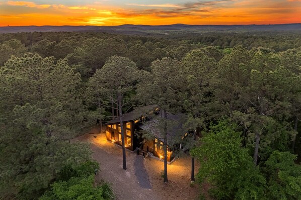 Exterior - New! Luxury Cabin Retreat Hot Tub-Playset-Firepit (Broken Bow)