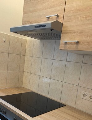 Comfort-Apartment | Eigene Küche | Kühlschrank, Geschirrspüler, Kochgeschirr/Geschirr/Besteck