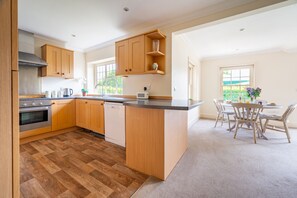 Fridge, microwave, dishwasher, highchair - Higham Place Lodge, Higham (Higham)