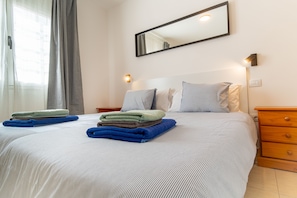 Apartamento standard | 1 quarto, cortinas blackout, Wi-Fi de cortesia, roupa de cama