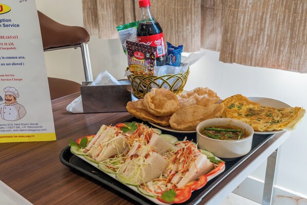 Daily to-go breakfast (INR 350 per person)