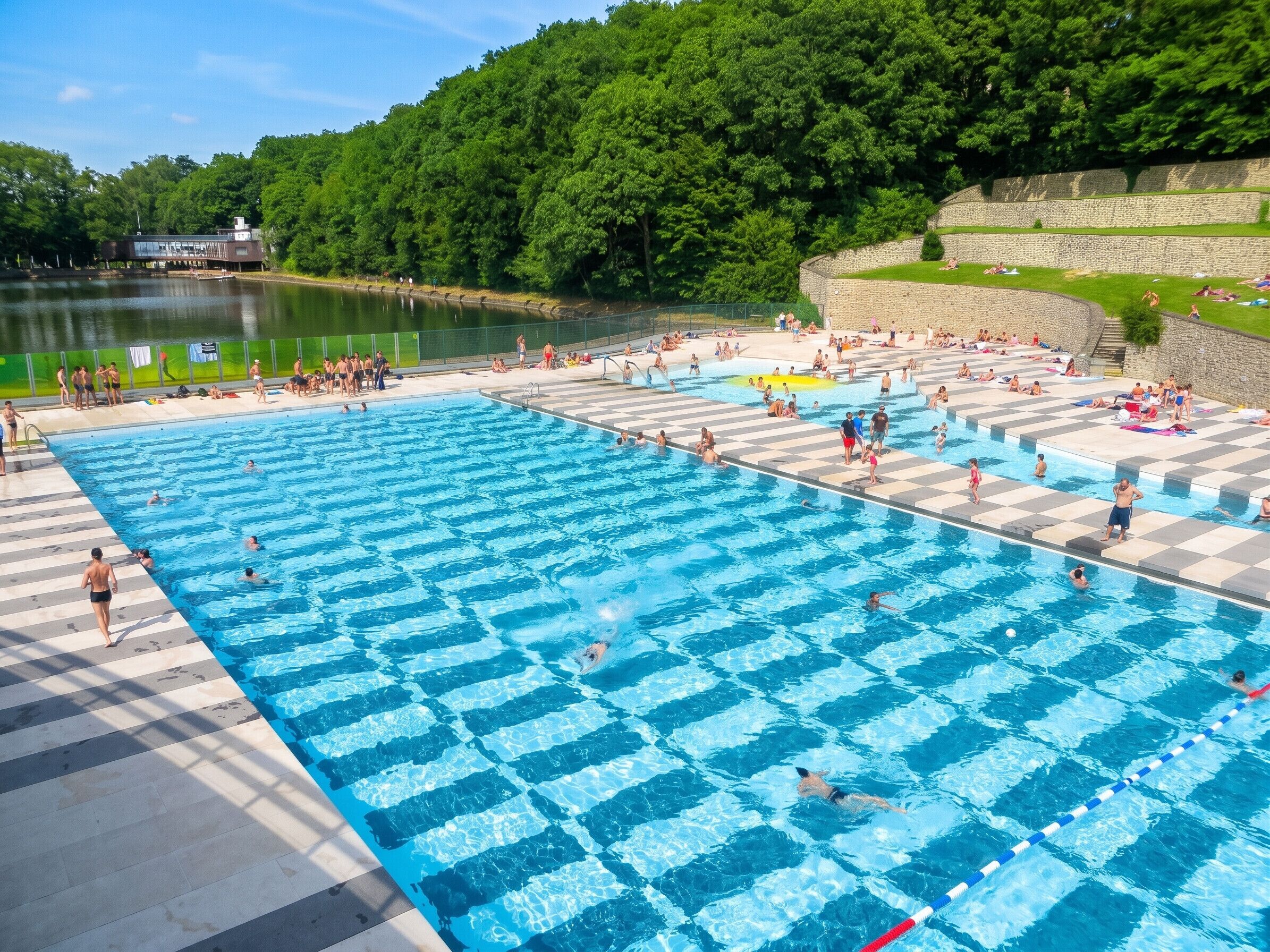 Swimming pool view