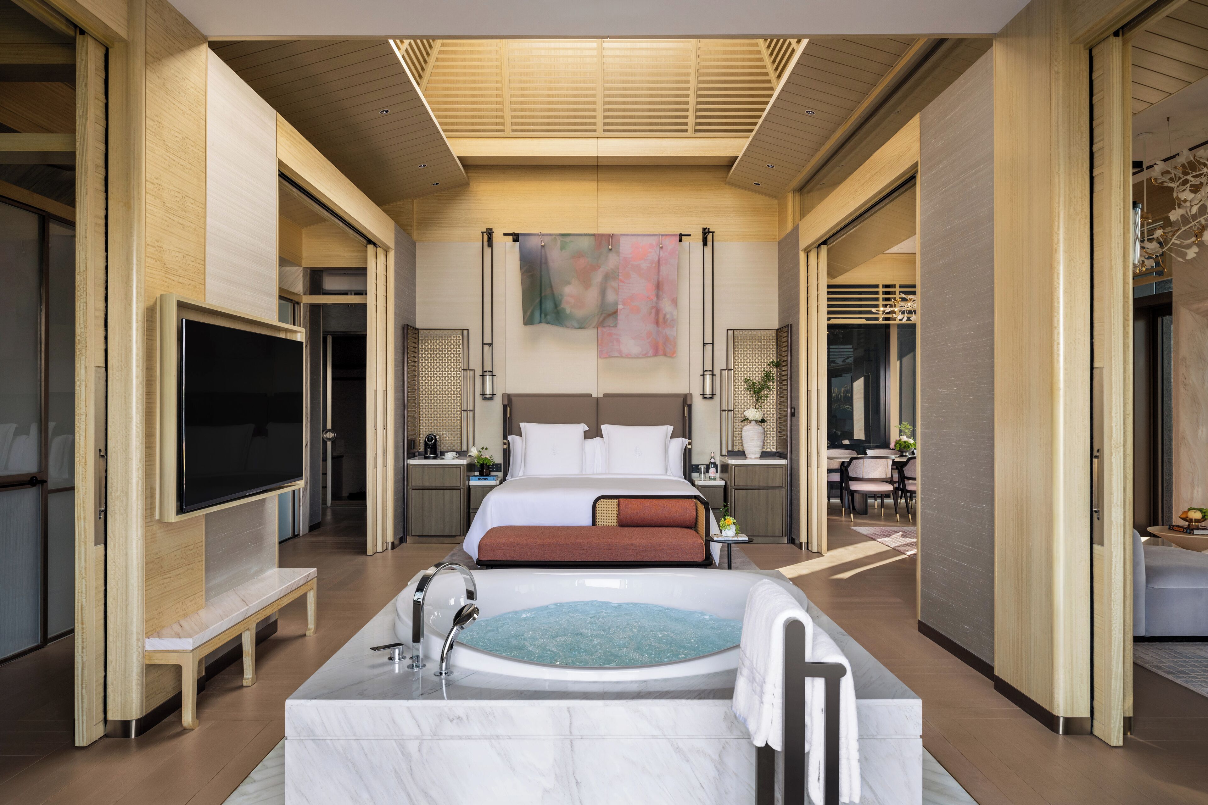 Penthouse, Non Smoking | Minibar, in-room safe, desk, laptop workspace