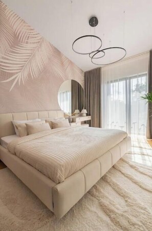 2 bedrooms, iron/ironing board, travel crib, free WiFi - Luxurious penthouse with parking
 (Riga)