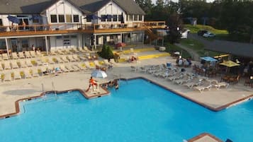 Indoor pool, outdoor pool