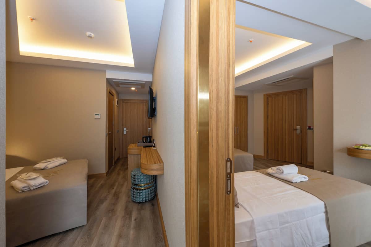 Minibar, caja de seguridad en la habitación y sistema de insonorización 