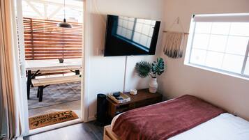 1 多间卧室、旅行婴儿床、免费 WiFi、床单