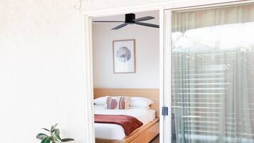 1 多间卧室、旅行婴儿床、免费 WiFi、床单