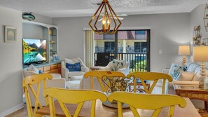 Condo, Multiple Beds, Balcony, Pool View (Sea La Vie at Cocoa Beach) | Living area | 42-inch flat-screen TV with digital channels - Sea La Vie at Cocoa Beach (Cocoa Beach)