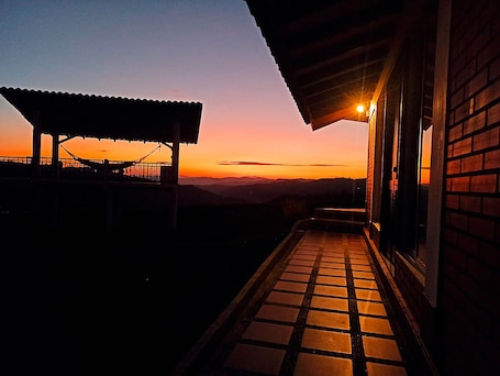 Vista a la montaña