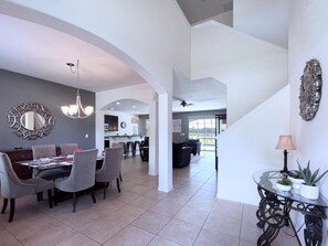 House, 5 Bedrooms | Dining - Cozy Family Friendly Pool Home With Game Room-227y 5 Bedroom Home by RedAwning (Davenport)